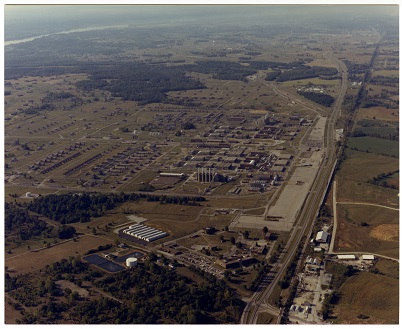 aerial photograph of Indiana Army Ammunition Plant