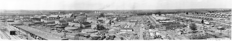 a panoramic photograph of Indiana Ordnance Works 1941
