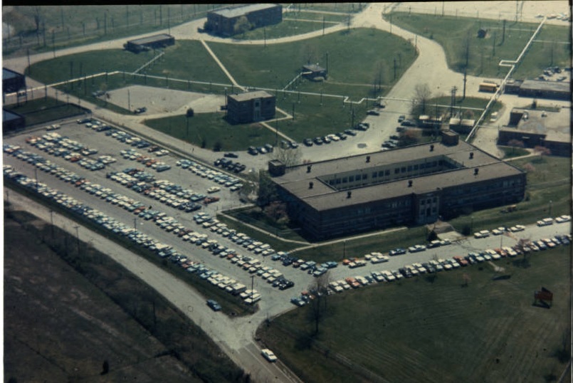 aerial photograph of the administration area